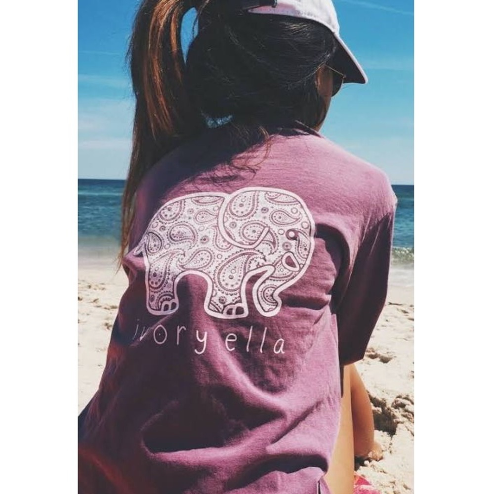IVORY ELLA • Purple Berry Paisley Long Sleeve